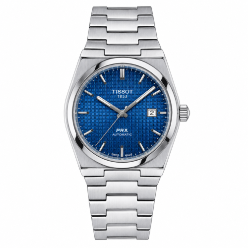 Tissot 1853 PRX Silver Chain Blue Dial