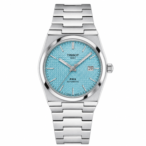 Tissot 1853 PRX Silver Chain Cloud Dial